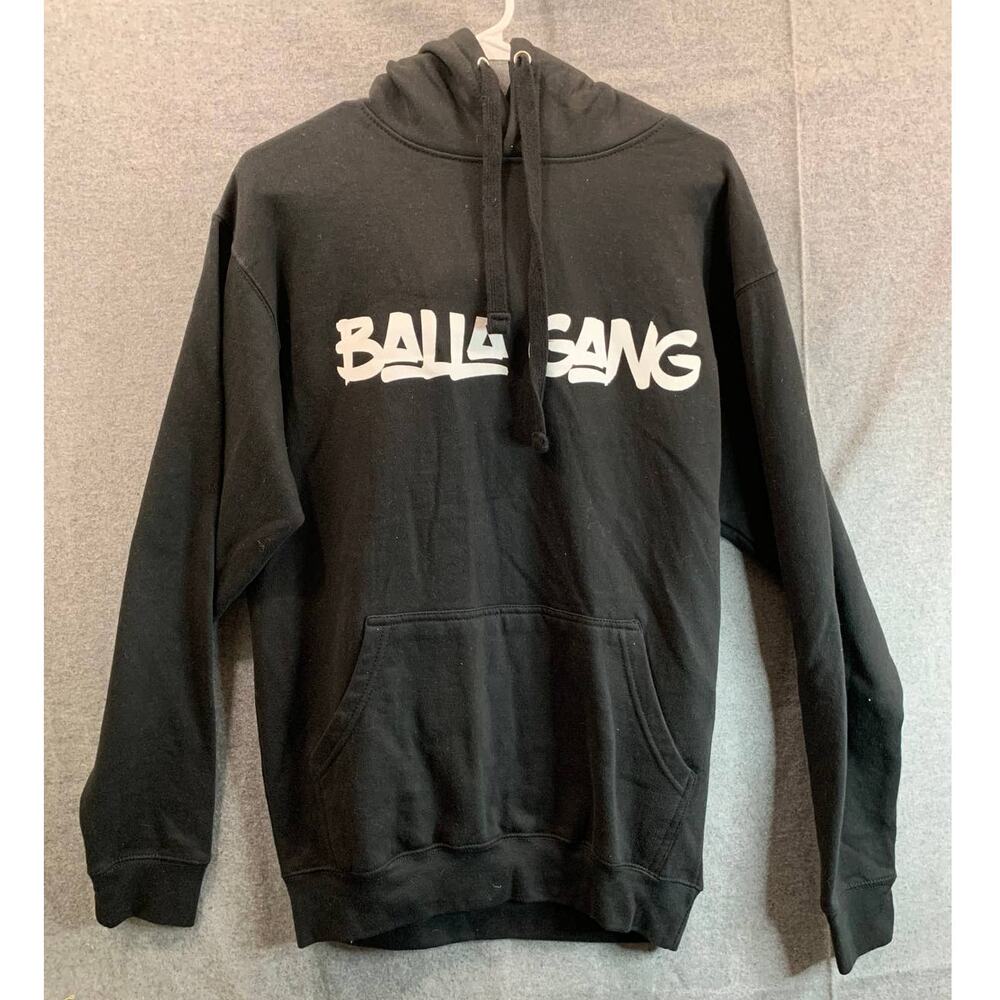 MJ Apparel Balla Gang Hoodie Jacket Adult Medium Black Pullover Shirt Mens